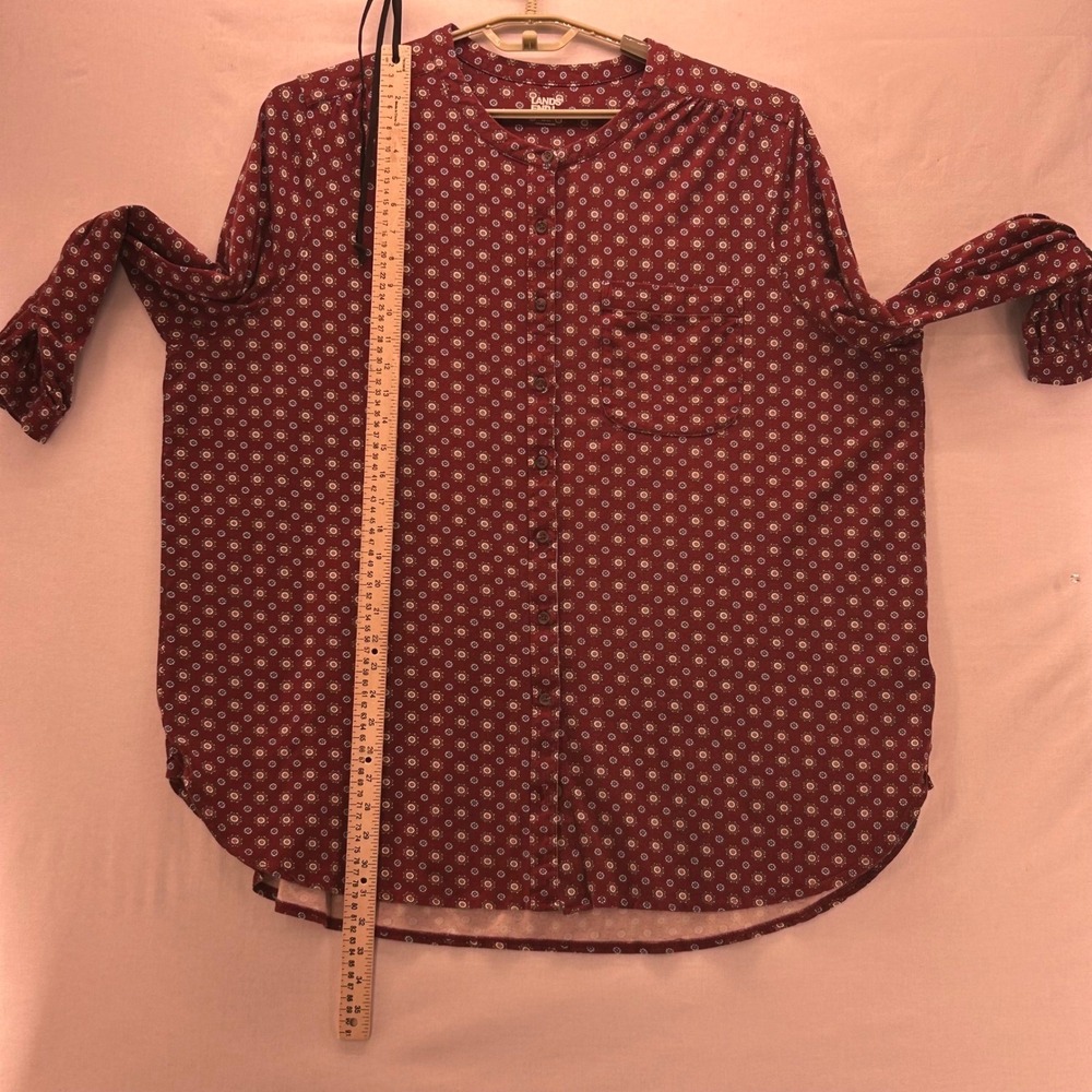 Lands End Button Tunic Top 3X - Picture 14 of 14